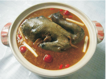 天麻红枣煲老鸭